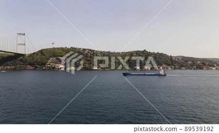 Sea Transportation Ship Drone View Sea Transportation Ship Drone View 89539192