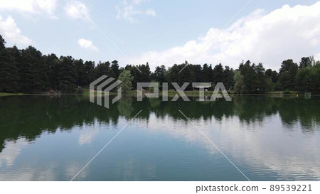 Lake Reflection Landscape Aerial View Lake Reflection Landscape Aerial View 89539221