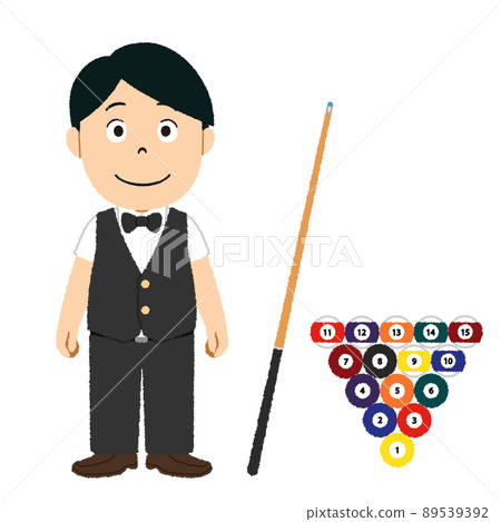 台球男孩圖 89539392