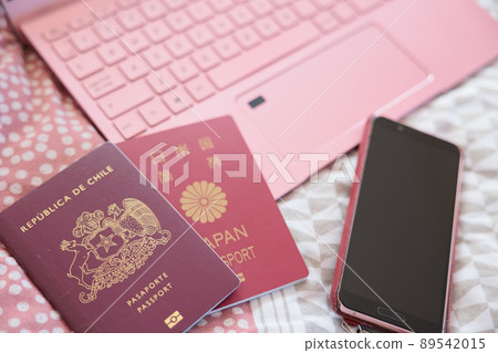 智利和日本護照 手機和個人電腦 89542015