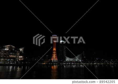 Night view of Kobe Harborland Night view of Kobe Harborland 89542205