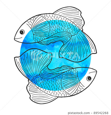 pisces zodiac astrology horoscope symbol sign logo icon design in water element color art background watercolor painting cartoon drawing illustration fortune pisces zodiac astrology horoscope symbol sign logo icon design in water element color art background watercolor painting cartoon drawing illustration fortune 89542268