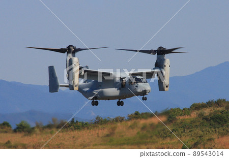 U.S. Forces Japan MV-22 Osprey that participated in a disaster drill U.S. Forces Japan MV-22 Osprey that participated in a disaster drill 89543014
