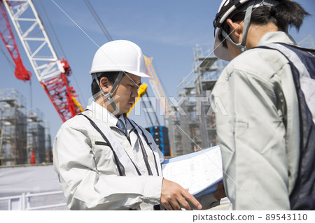 日本工作現場、現場監理、施工管理、新員工教育 89543110