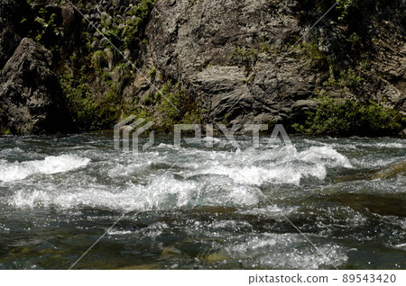 Stream water flow Stream water flow 89543420