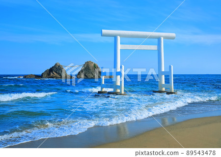 [福岡縣]櫻井二見浦的Meotoiwa和Shiratori天氣晴朗 89543478