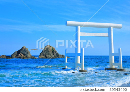 [福岡縣]櫻井二見浦的Meotoiwa和Shiratori天氣晴朗 89543490