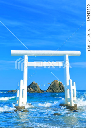 [福岡縣]櫻井二見浦的Meotoiwa和Shiratori天氣晴朗 89543500