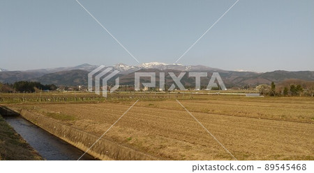 Azumayama area and irrigation canal 89545468