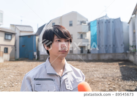 Interview: Work clothes businessman Interview: Work clothes businessman 89545673