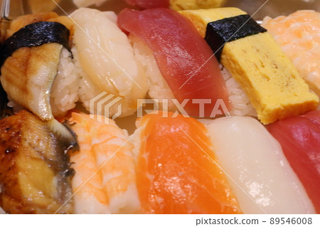 Boxed Nigiri Sushi | Beautifully Arranged Traditional Japanese Food Boxed Nigiri Sushi | Beautifully Arranged Traditional Japanese Food 89546008