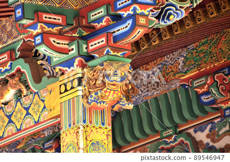 Main shrine of Ichinomiyanukisaki Shrine in Kozuke, Tomioka City, Gunma Prefecture Main shrine of Ichinomiyanukisaki Shrine in Kozuke, Tomioka City, Gunma Prefecture 89546947