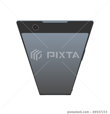 Smartphone (vertical bird's-eye view, screen side, 1 unit) 89547233