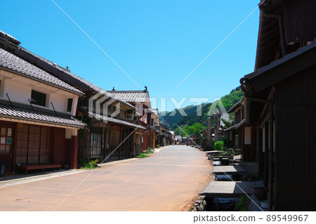 [Important Preservation District] [Japan Heritage] Kumagawa-juku, early summer scenery in Nakano-cho, Wakasa-cho, Mikatakaminaka-gun, Fukui Prefecture 89549967