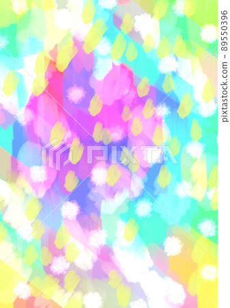 Colorful background illustration material with hand-painted touch 89550396