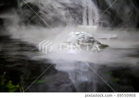 foggy water and stones foggy water and stones 89550908