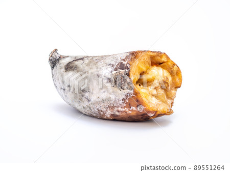 Rotten banana isolated Rotten banana isolated 89551264