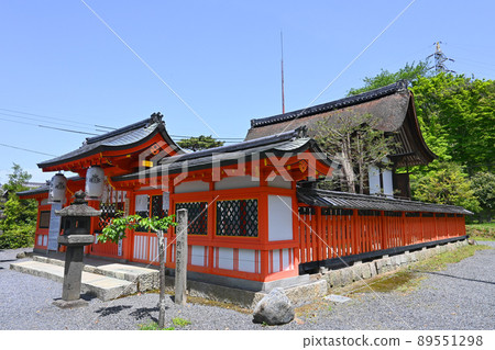 Uji Shrine Main Hall and Nakamon in Uji City, Kyoto Prefecture 89551298