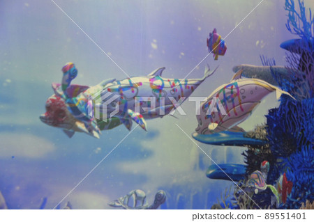 台灣桃園Xpark水族館。水族館讓遊客有機會看到超過 30,000 台灣桃園Xpark水族館。水族館讓遊客有機會看到超過 30,000 89551401