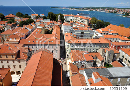 Aerial view of Zadar, Croatia Aerial view of Zadar, Croatia 89551509