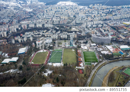 Aerial urban landscape Aerial urban landscape 89551735