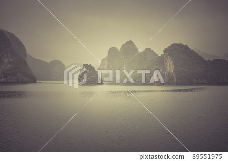 Misty Halong bay, Vietnam Misty Halong bay, Vietnam 89551975