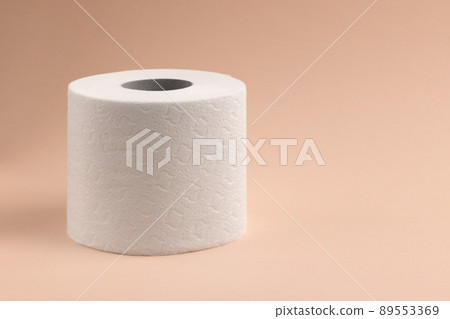 Toilet paper on light background. Toilet paper roll tissue. Health care concept. Coronavirus panic concept. Toilet paper on light background. Toilet paper roll tissue. Health care concept. Coronavirus panic concept. 89553369