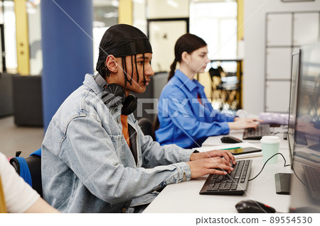 Students using Computer in School Students using Computer in School 89554530