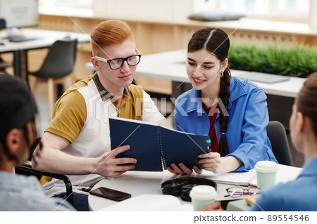 Group of Students Studying Group of Students Studying 89554546