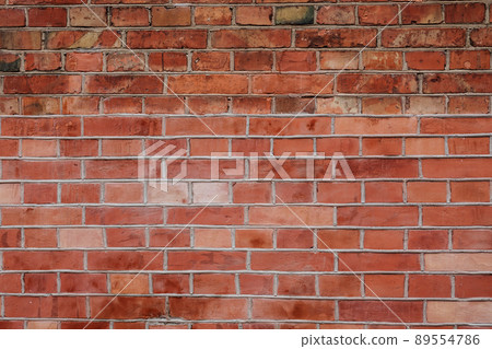 Brick wall close up texture 89554786