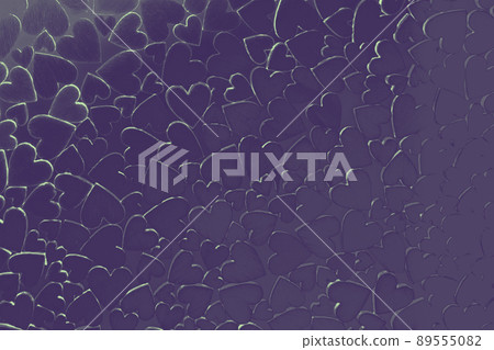 Retro style wooden hearts on white background 89555082