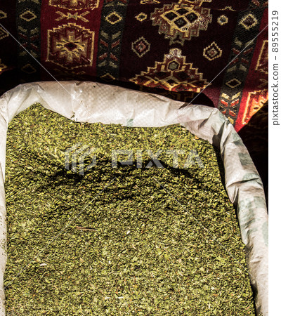 Various colorful spices as Colorful spice background 89555219