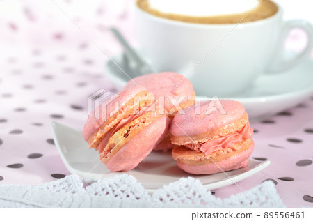 Pink macarons Pink macarons 89556461