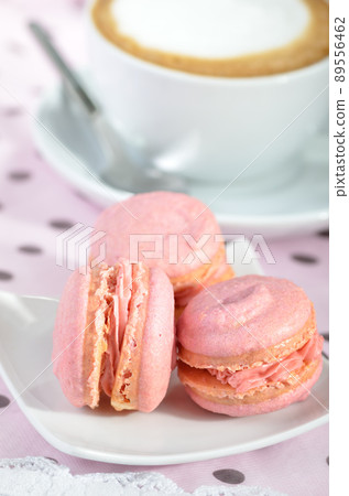 Pink macarons Pink macarons 89556462