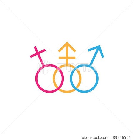 Homophobia, transphobia, and biphobia icon design illustration Homophobia, transphobia, and biphobia icon design illustration 89556505