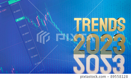 trends 2023 gold text on business background 3d rendering trends 2023 gold text on business background 3d rendering 89558128
