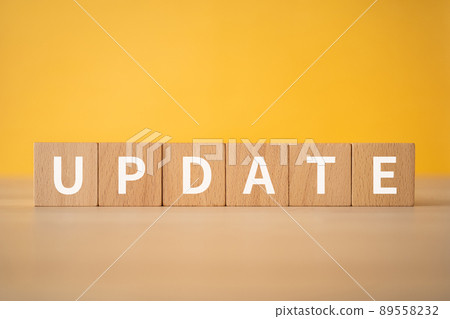 Image of update | Building blocks with "UPDATE" written on them 89558232