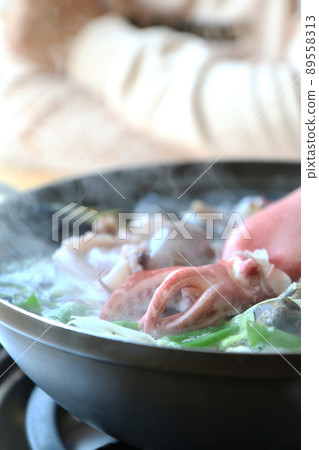 海鮮Kal-guksu（韓國） 89558313