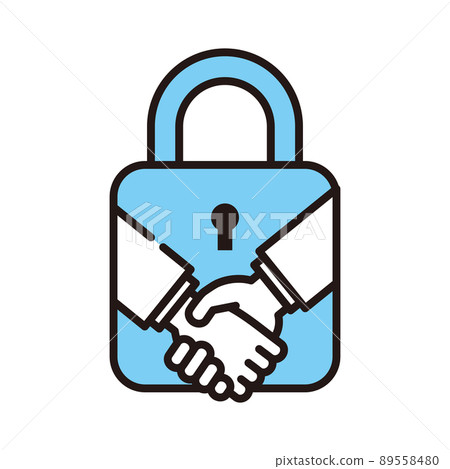 Handshake transaction agreement [Business Icon Series] 89558480