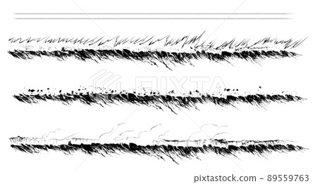 Beam burn marks and laser beam Beam burn marks and laser beam 89559763