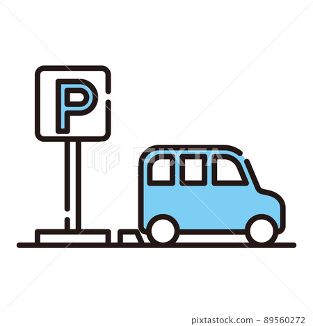 Parking lot [Business icon series] 89560272