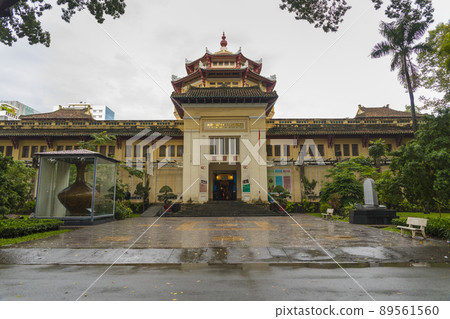 Vietnam History Museum at twilight time in Ho Chi Minh, Vietnam. Vietnam History Museum at twilight time in Ho Chi Minh, Vietnam. 89561560