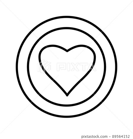 Icon Heart Machine line, editable stroke. Gambling symbol, object. Vector illustration Icon Heart Machine line, editable stroke. Gambling symbol, object. Vector illustration 89564152