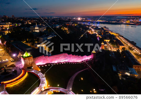 Bird's eye view of Nizhny Novgorod, Russia Bird's eye view of Nizhny Novgorod, Russia 89566076