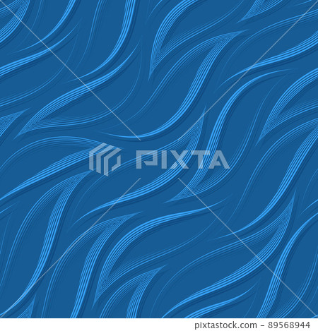 Seamless vector pattern of thin smooth flowing lines.Stock seamless texture of waves or currents. Seamless vector pattern of thin smooth flowing lines.Stock seamless texture of waves or currents. 89568944