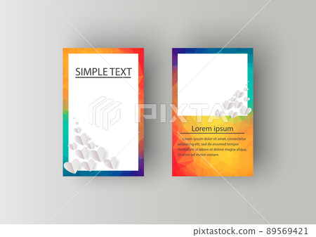 Business Card Set. Vector illustration. EPS10 - Stock Illustration ...