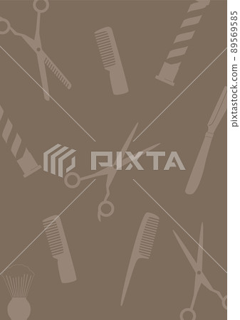 Barber shop wallpaper / background (A4 size) 89569585