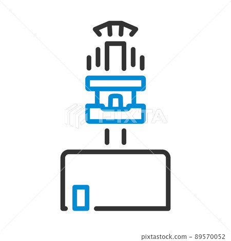 Free-fall Ride Icon - Stock Illustration [89570052] - PIXTA