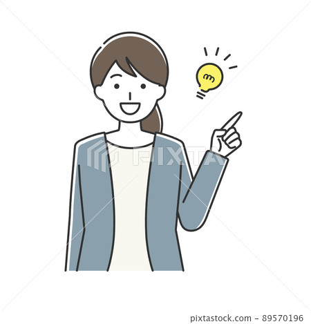 Business woman who inspires ideas Business woman who inspires ideas 89570196