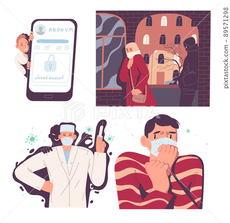 People with paranoia that they are being stalked and want to do harm. Mental Health mental disabilities. 89571298